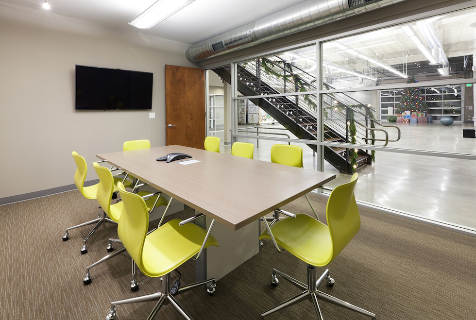  Conference room with glass wall 