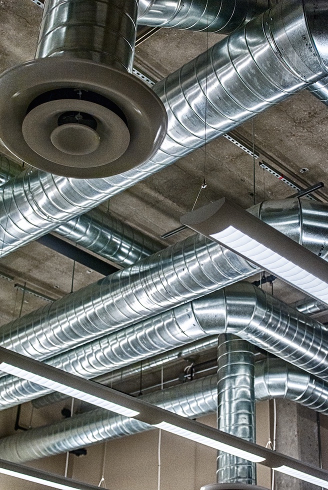  Exposed ductwork 