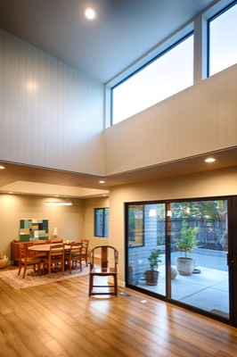  Raised ceiling and clerestory 